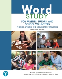 Cover image: Word Study for Parents, Tutors, and School Volunteers 1st edition 9780138220457