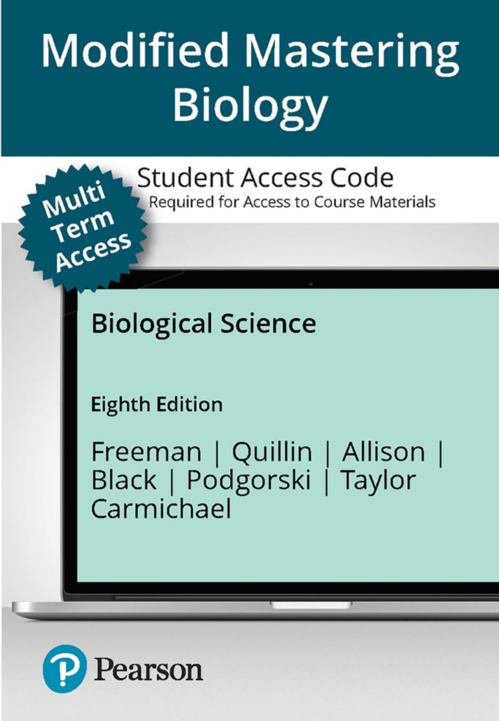 Mastering Biology with Pearson eText (up to 24 months) Access Code for Biological Science 8th Edition
