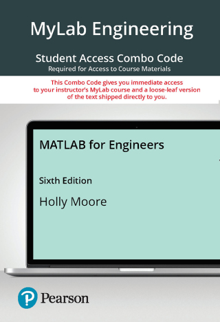 Cover image: MyLab Engineering with Pearson eText + Print Combo Access Code for MATLAB for Engineers 6th edition 9780138277215