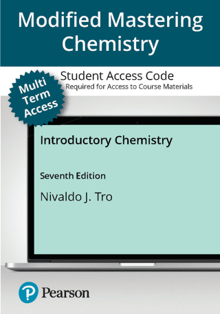 Cover image: Mastering Chemistry with Pearson eText + Print Combo Access Code for Introductory Chemistry 7th edition 9780138290535