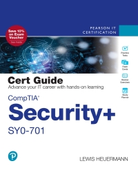 Imagen de portada: CompTIA Security+ SY0-701 Cert Guide 1st edition 9780138293086