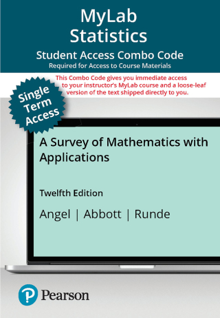 MyLab Math with Pearson eText (up to 18-weeks) + Print Combo Access ...