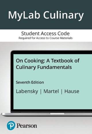 Cover image: MyLab Culinary with Pearson eText Access Code for On Cooking: A Textbook of Culinary Fundamentals 7th edition 9780138311292