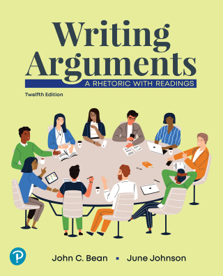 Cover image: Writing Arguments 12th edition 9780138316617