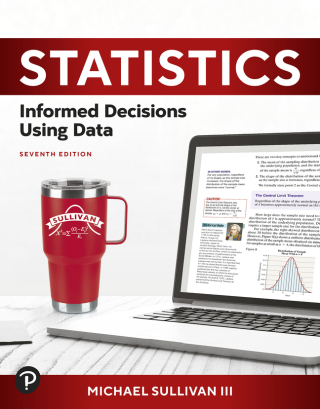 Cover image: Statistics: Informed Decisions Using Data (Pearson+) 7th edition 9780138253332