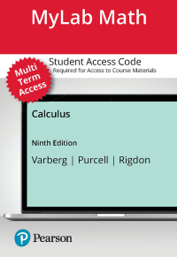 Cover image: Multi-term MyLab Math with Pearson eText Access Code for Calculus 9th edition 9780138342043