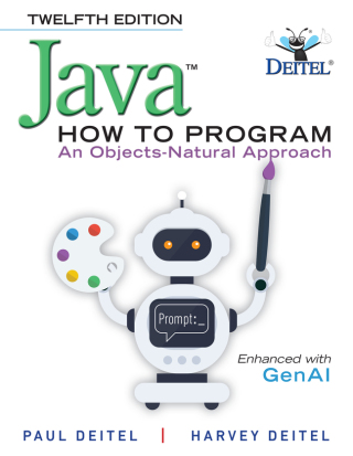 Cover image: Java How to Program: An Objects-Natural Approach (Pearson+) 12th edition