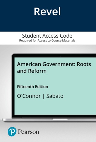 Cover image: Revel Access Code for American Government: Roots and Reform 15th edition 9780138362423