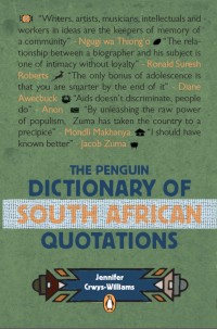 Cover image: The Penguin Dictionary of South Africa Quotations 1st edition 9780143025450