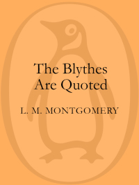Cover image: The Blythes Are Quoted 9780670063918