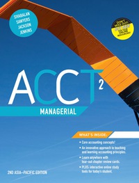 Cover image: ACCT2 Managerial 2nd edition 9780170350358
