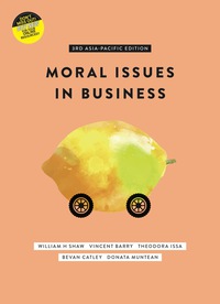 Cover image: Moral Issues in Business with Student Resource Access 12 Months 3rd edition 9780170366694