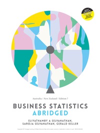 Cover image: Business Statistics Abridged: Australia New Zealand 7th edition 9780170369473