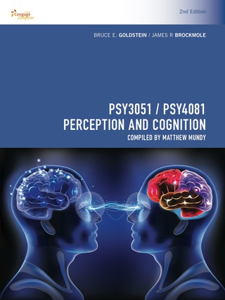 Cover image: CP1139 - PSY3051 / PSY4 081 Perception and Cognition(custom AUS) 2nd edition N/A