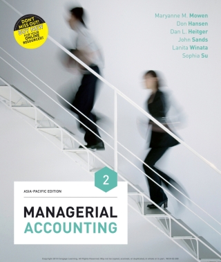 Cover image: Managerial Accounting (Asia-Pacific Edition) 2nd edition 9780170416351