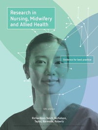 Cover image: Research in Nursing, Midwifery and Allied Health: Evidence for Best Practice 6th edition 9780170418799