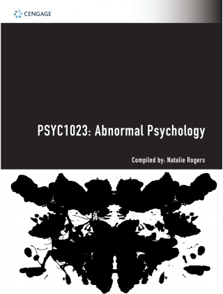 Cover image: CP1245 - PSYC1023: Abnormal Psychology 1st edition na