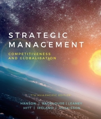 Cover image: Strategic Management: Competitiveness and Globalisation 7th edition 9780170451116