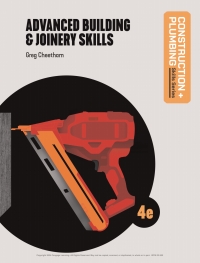 Cover image: Advanced Building & Joinery Skills 4th edition 9780170462853