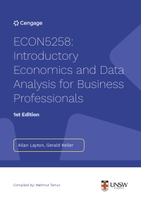 ECON5258:Introductory Economics And Data Analysis For Business ...