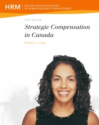 Cover image: Strategic Compensation in Canada 5th edition 9780176509682