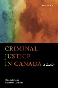 Cover image: Criminal Justice in Canada: A Reader 5th edition 9780176557898