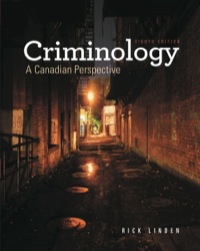 Cover image: Criminology: A Canadian Perspective 8th edition 9780176562069