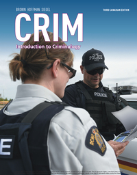 Cover image: CRIM: Introduction to Criminology 3rd edition 9780176531683