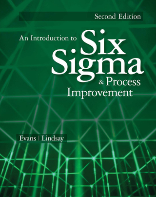 Cover image: An Introduction to Six Sigma and Process Improvement 2nd edition 9781133604587