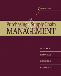 Cover image: Purchasing Supply Chain Management 5th edition 9780538476423