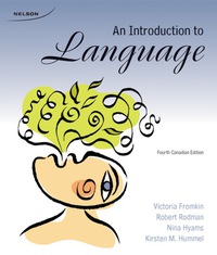 Cover image: An Introduction to Language 4th edition 9780176501198
