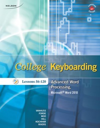 Cover image: College Keyboarding: Lessons 56-120 18th edition 9780176502843