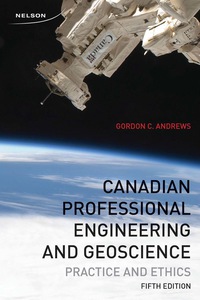 Cover image: Canadian Professional Engineering and Geoscience: Practice and Ethics 5th edition 9780176509903
