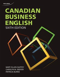 Cover image: Canadian Business English, Canadian Edition 6th edition 9780176509439