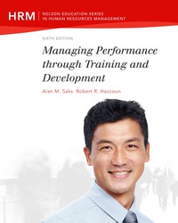 Cover image: Managing Performance through Training and Development 6th edition 9780176507336