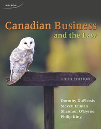 Cover image: Canadian Business & The Law 5th edition 9780176509651