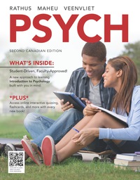 Cover image: Psych, Canadian Edition 2nd edition 9780176555290