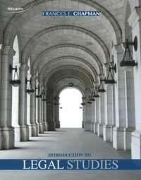 Cover image: Introduction To Legal Studies 1st edition 9780176503383