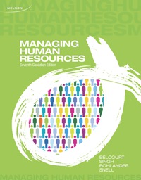 Cover image: Managing Human Resources 7th edition 9780176506902