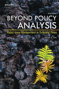 Cover image: Beyond Policy Analysis: Public Issue Management in Turbulent Times 5th edition 9780176507879