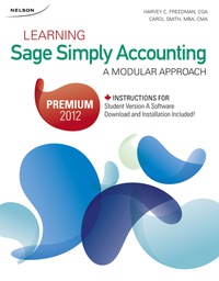 Cover image: Learning Sage Simply Accounting Premium 2012, A Modular Approach 13th edition 9780176509705