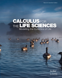 Cover image: Calculus for the Life Sciences 2nd edition 9780176530785