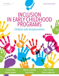 Cover image: Inclusion in Early Childhood Programs: Children with Exceptionalities 6th edition 9780176531775