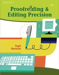 Cover image: Proofreading and Editing Precision 6th edition 9780538450461