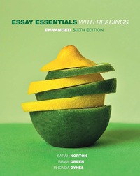Cover image: Essay Essentials with Readings, Enhanced 6th edition 9780176720957
