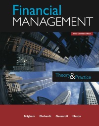 Cover image: Financial Management: Theory and Practice 3rd edition 9780176583057