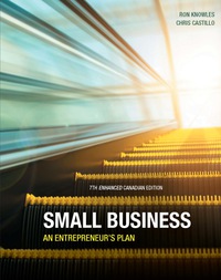 Cover image: Small Business: An Entrepreneur's Plan, Enhanced 7th edition 9780176703479
