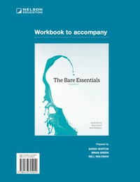 Cover image: Student Workbook for The Bare Essentials 9th edition 9780176725051