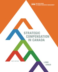 Cover image: Strategic Compensation in Canada 6th edition 9780176657161