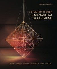 Cover image: Cornerstones of Managerial Accounting 3rd edition 9780176798772